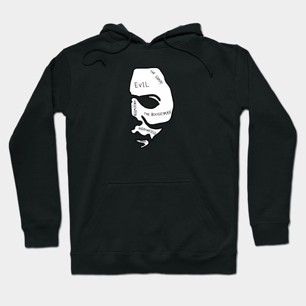 Michael Myers with Text Hoodie by GiantAlienMonster